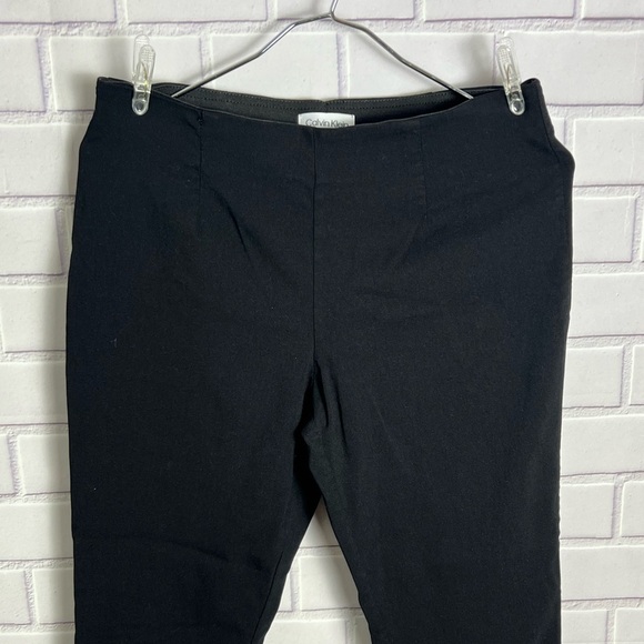 CALVIN KLEIN woman Black High-Waisted stretch Pants/size 8 - Picture 3 of 7